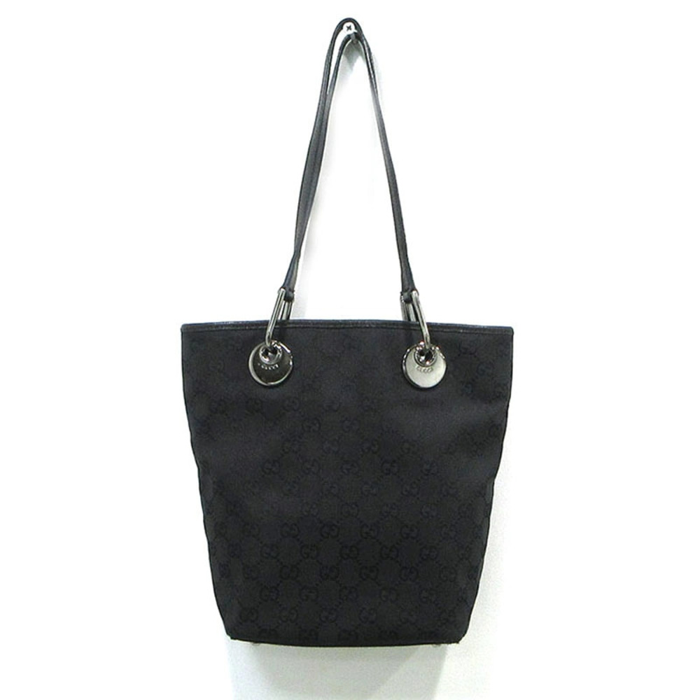 Gucci GG Canvas Shoulder Bag Tote Black